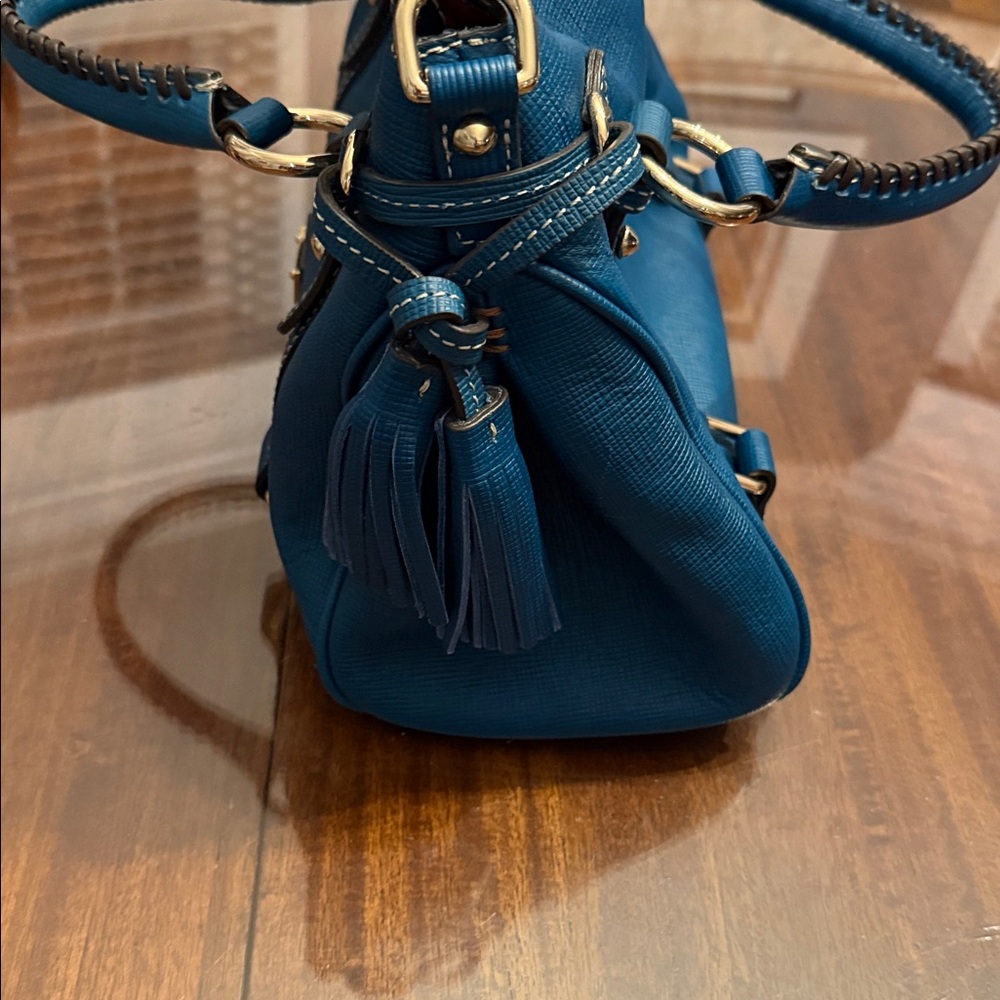 Dooney and Bourke Saffiano Leather Satchel - Picture 5 of 11